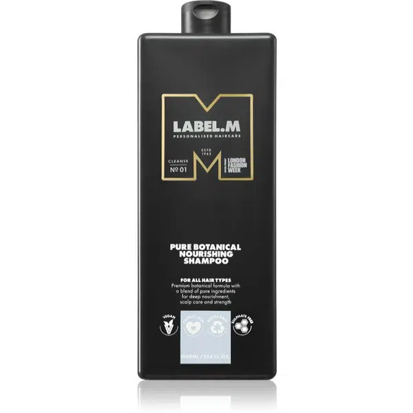 label.m Botanical Nourishing Shampoo intenzivně vyživující šampon pro všechny typy vlasů 1000 ml