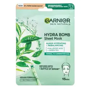 Garnier Skin Naturals Hydra Bomb Sheet Mask čistící maska Super Hydrating + Rebalancing 28 g