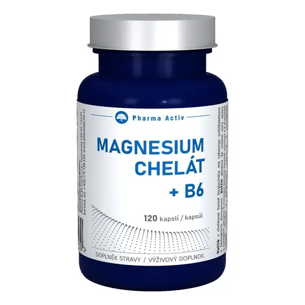 Pharma Activ Magnesium Chelát + B6 120 kapslí