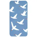 OnlyWow KOUPELNOVÁ PŘEDLOŽKA Ptáci - bílá - vzor 60x120 cm