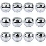 12Pcs Glass Disco Ball Planters