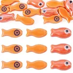 12Pcs 3 Styles Handmade Porcelain Beads