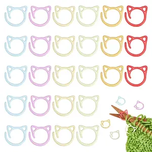 48Pcs 6 Colors Iron Knittings Tool