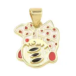 Brass Enamel Pendants