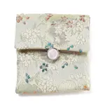 Flower Print Cloth Jewelry Storage Bags