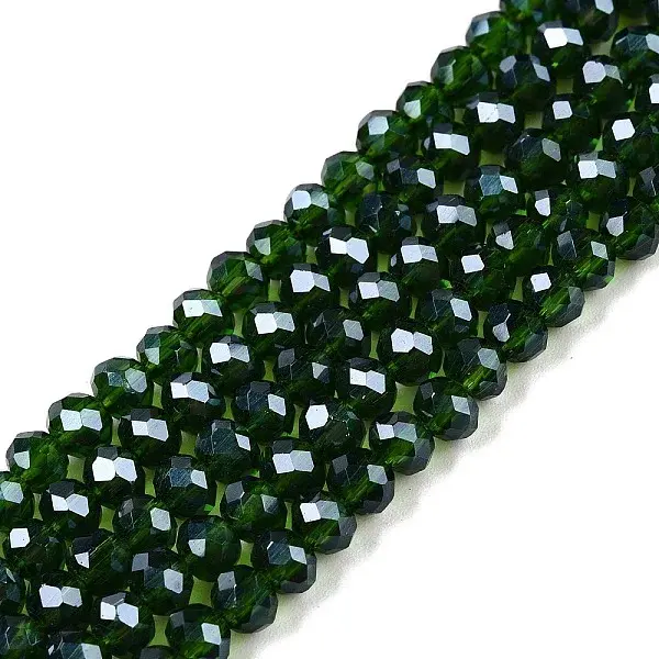 Electroplate Glass Beads Strands