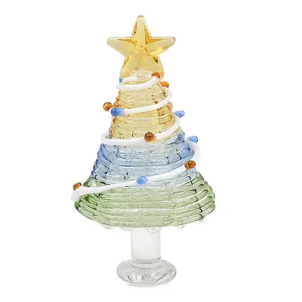Handmade Lampwork Christmas Tree Ornaments