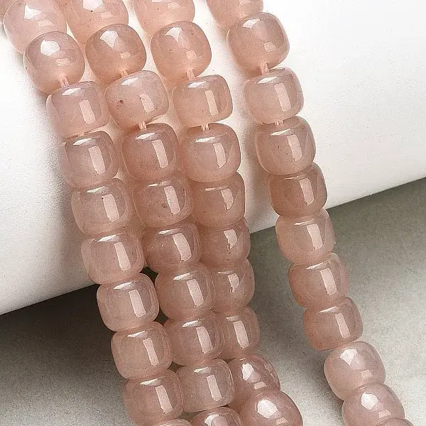 Dyed Natural White Jade Beads Strands