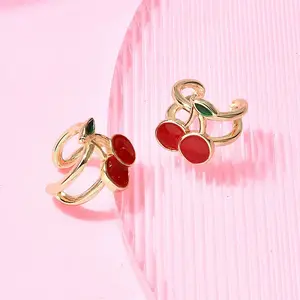 Brass Cuff Earrings