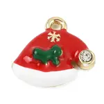 Christmas Alloy Enamel Pendants