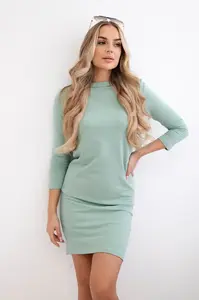 Klasické šaty tmavě mátové