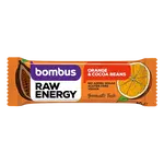 BOMBUS Raw energetická tyčinka pomaranč a kakaové bôby 50 g