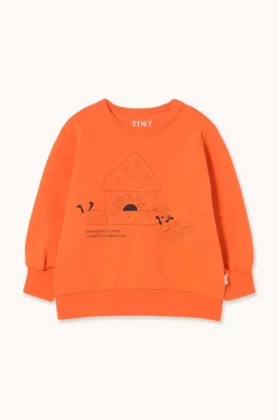 Tinycottons  mikina detská bavlnená LIBRARY GRAPHIC SWEATSHIRT