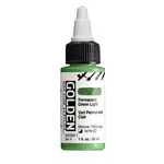 Akrylová barva Golden High Flow 30 ml - Permanent Green Light 8535