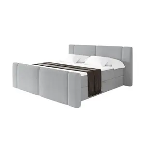 ALTDECOR POSTEL boxspring s matrací H3 - EVON Zanozek - 180x200 cm Šedá