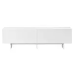 Urban Meuble NÍZKÁ SKŘÍŇKA (LOWBOARD) bílá 170 cm, 4 dvířka s obloukovým vzorem