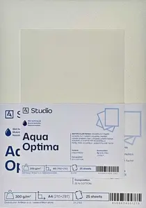 Akvarelový papír Aqua Optima 300g A4, 25 listů