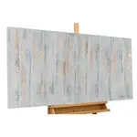 KUNSTLOFT RUČNĚ MALOVANÝ AKRYLOVÝ OBRAZ ŠEDÝ, 120/60 CM