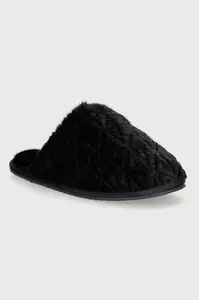 Calvin Klein  Pantofle dámské HOME SLIPPER FUR AOP