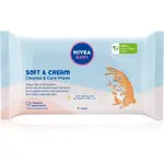 NIVEA BABY Soft & Cream čisticí ubrousky 57 ks