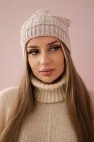 Kesi Fleecová čepice Marta K231 light beige