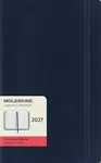 Diář MOLESKINE 2027 denní měkký modrý L
