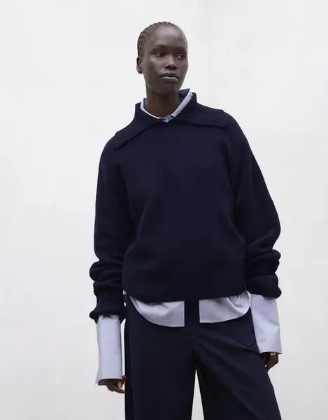 ECOALF Adria Sweater Deep Navy L