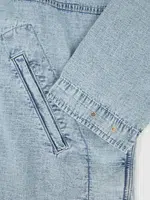 GAP Džínová oversize bunda Ripstop - Pánské