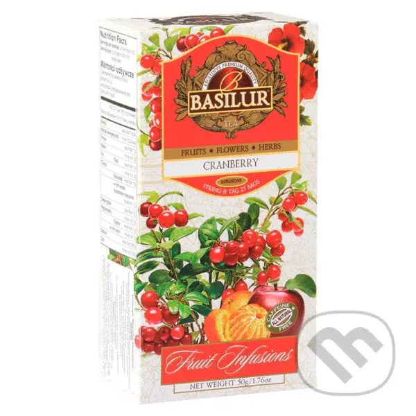BASILUR Fruit Cranberry 25x2g