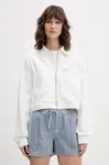 Guess Jeans  džínová bunda dámská s bavlnou