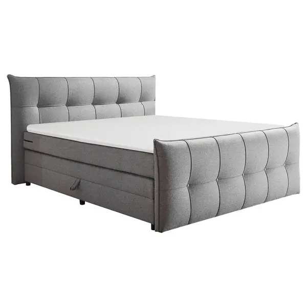 MID.YOU POSTEL BOXSPRING, 160/200 cm, tmavě šedá