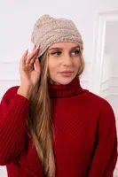 marka niezdefiniowana Čapica s fleece Edyta K298 béžová