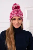 Kesi Čapica s fleece Fiona K275 fuchsiová + púdrová ružová