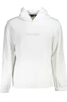 CALVIN KLEIN WHITE MEN'S SWEATSHIRT WITHOUT ZIP