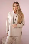 Set Punto Milano winter hoodie + pants beige