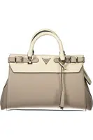GUESS JEANS WOMEN&#39;S BAG BEIGE