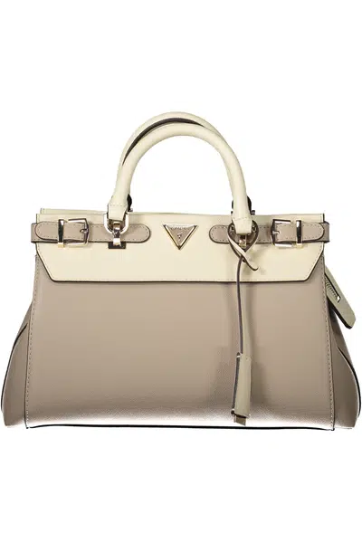 GUESS JEANS WOMEN&#39;S BAG BEIGE