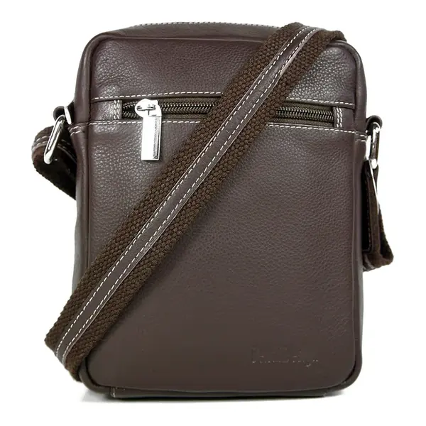 Pánska kožená taška na doklady SendiDesign IG714 - hnedá