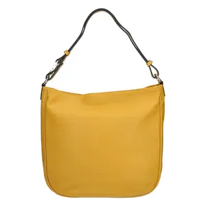 Elegantná dámska kožená kabelka Katana Jindra - žltá