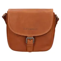 Dámska kožená crossbody kabelka The Chesterfield Brand Diana - koňak