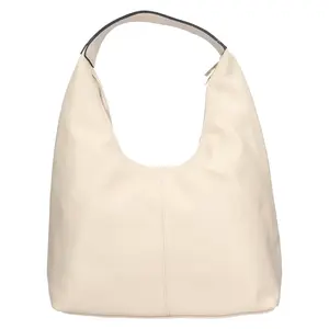 Dámska kožená kabelka Italia Giola - béžová