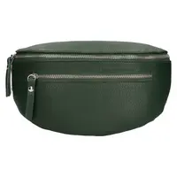 Dámska kožená ľadvinka Italia Pavla - tmavo zelená