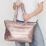 Lesklá shopper dámska kabelka New Rebels Melani - ružová