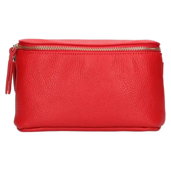 Dámska kožená ľadvinka Italia Milagros - červená