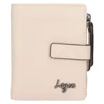 Dámska kožená peňaženka Lagen Sigrid - krémová