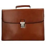 Pánská kožená aktovka Katana Marcus - koňak