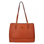 Dámská kožená kabelka Hexagona Eleanor - hnědá