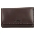 Dámská kožená peněženka Lagen Slávka - tmavě hnědá