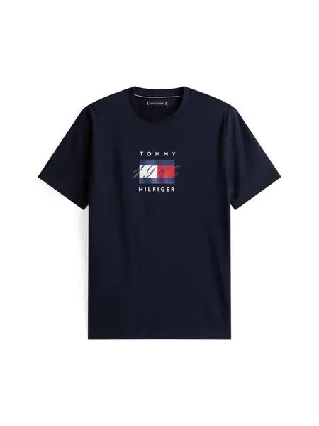 Tommy Hilfiger Linear Flag Graphic Tee S