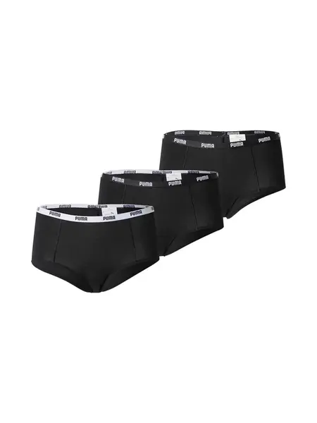 PUMA Nohavičky  čierna / biela